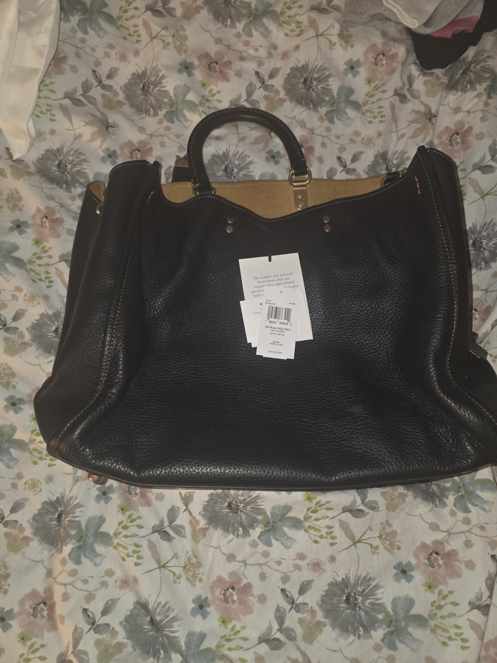 Coach Rogue 39 Pebble Leather Bag